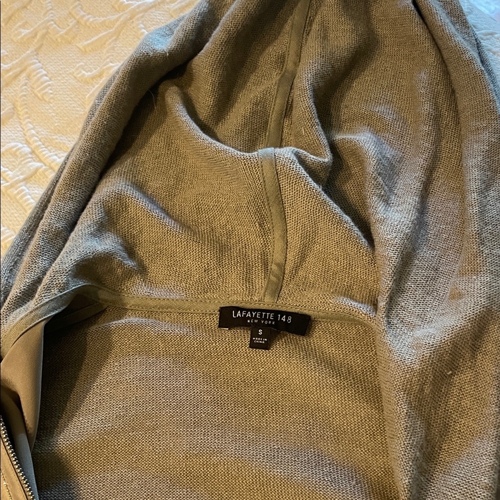 Lafayette 148 New York Olive Cardigan